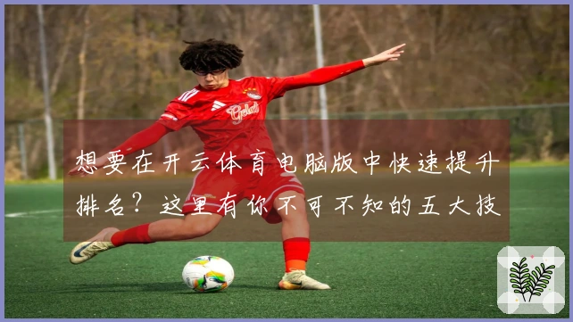 想要在开云体育电脑版中快速提升排名？这里有你不可不知的五大技巧！