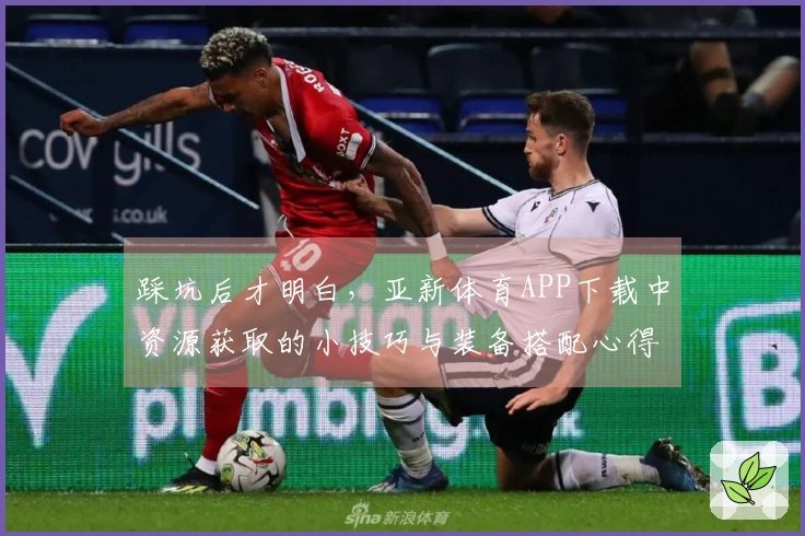 踩坑后才明白，亚新体育APP下载中资源获取的小技巧与装备搭配心得